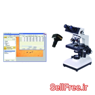 دستگاه تست پراکنش دوده میکروسکوپ ISO 18553 سی سی دی نرم افزار